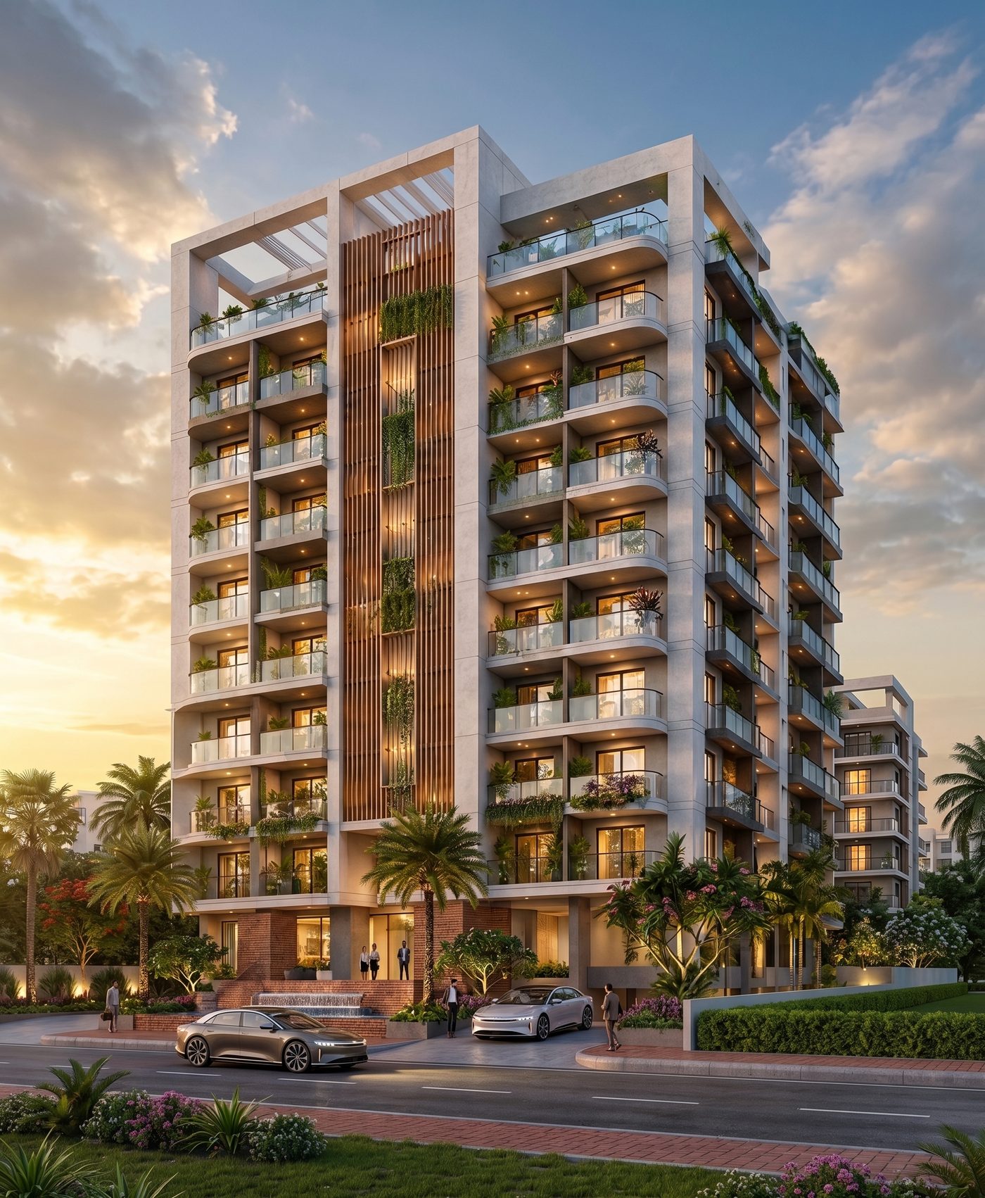 RAJUK-approved residential apartment building developed by KinOn Holdings in Dhaka